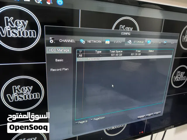 جهاز dvr 8 مداخل بذاكرة 1 تيرا كما موضح بالصور بسعر حرق