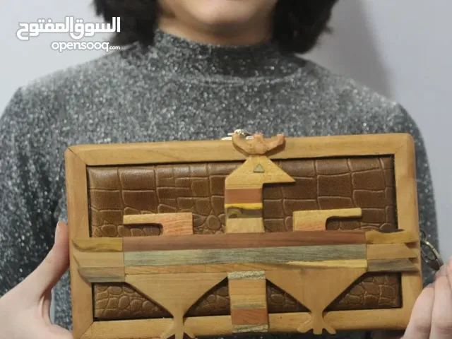 Handcrafted Wooden Bag – A Unique Artwork by an Iranian Artist