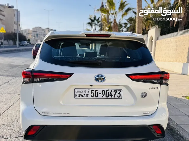 تويوتا هايلاندر هايبرد GLE 2021 كويتيه غير مجمركة فحص كامل