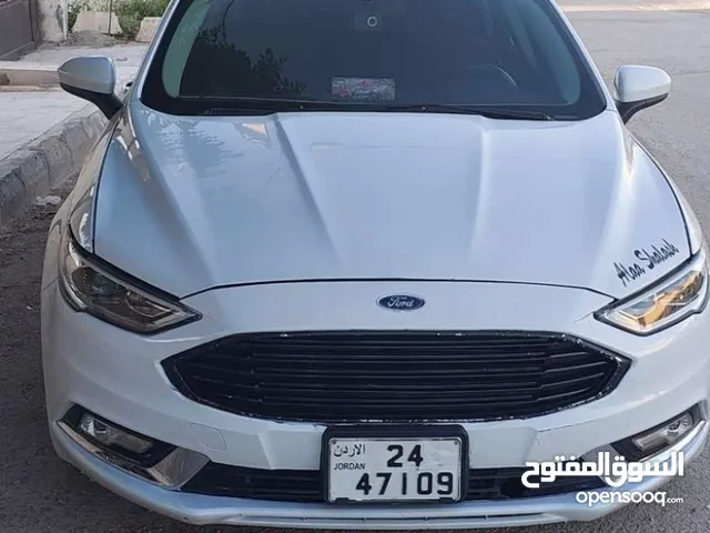 فورد فيوجن اس اي بفتحه 2017 لون ابيض 7 جيد بسعر مغري قابل للبدل
