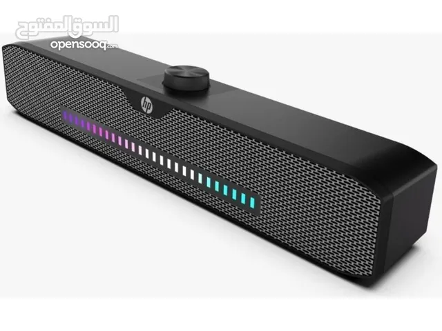 HP DHS-4200S Wired LED Computer Speaker 3.5mm سماعات كمبيوتر بإضاءة ليد سلكية
