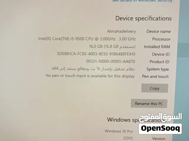 Windows Dell  Computers  for sale  in Ajman