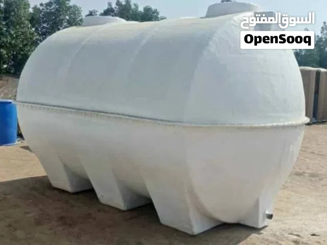 خزانات مياه بلاستيك وفيبر