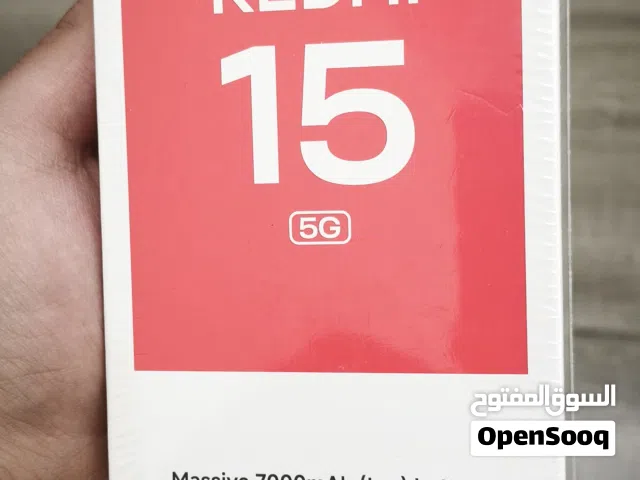 Redmi 15 5G التخزين : 256GB الرام : 8GB جهاز البطارية العملاقة بسعر الحرررررق