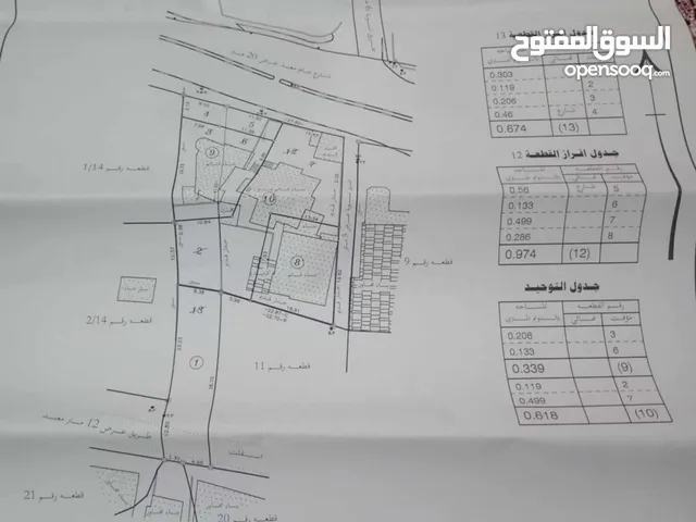 ارض مناسبة لكافة الأعمال مساحة 2دنم