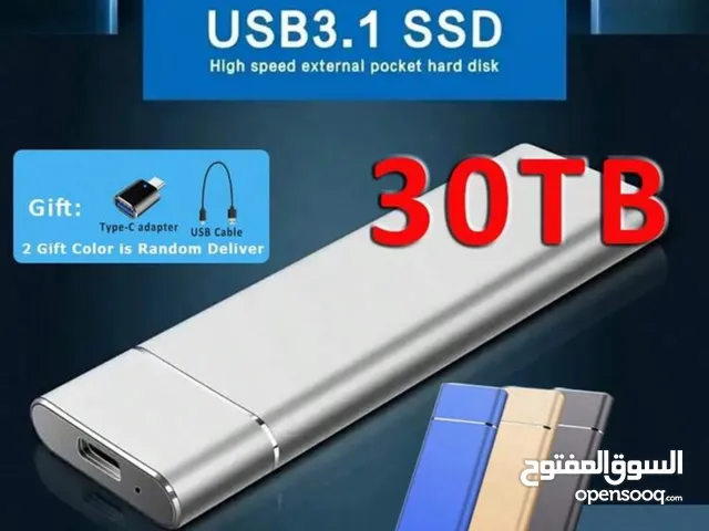 هارديسك خارجي SSD محمول عالي السرعة 30 تيرابايت