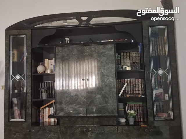 اثاث مستعمل : غرفة سفرة + مكتبة للبيع