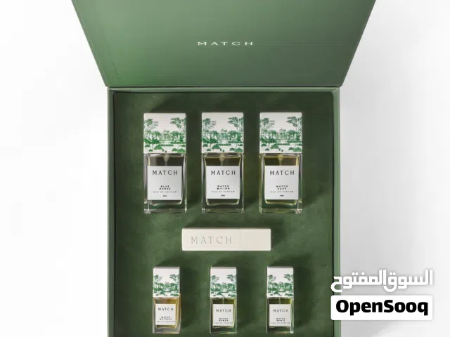 مجموعة جرين روتس من ماتش أفخم مجموعة عطرية ممكن تمتلكها 6 عطور فاخرة بتجربة واحدة مع علبة اعادة تعبئ