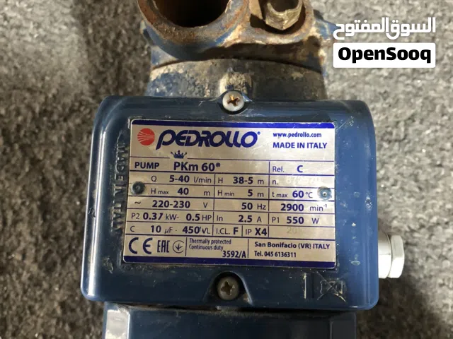 مضخه بديرلو ايطالي نص حصان