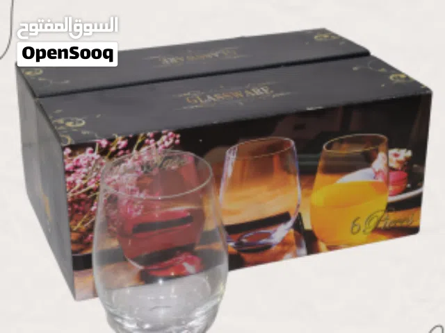 عرض خاص طقم كاسات زجاجية (Glassware)