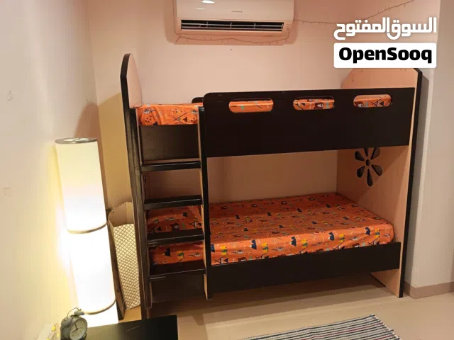 Bunk Bed – Dark Wood & Flower Design - Very Durable (Bought from Dubai)