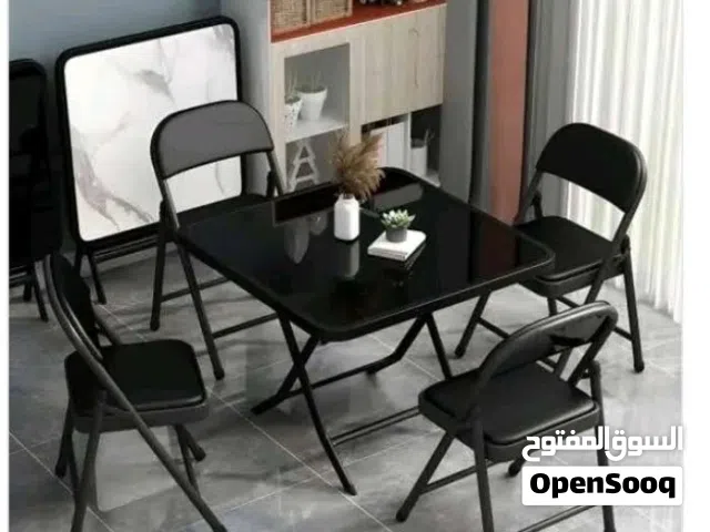طاولة سيكوريت ثقيله+4 كراسي طوي