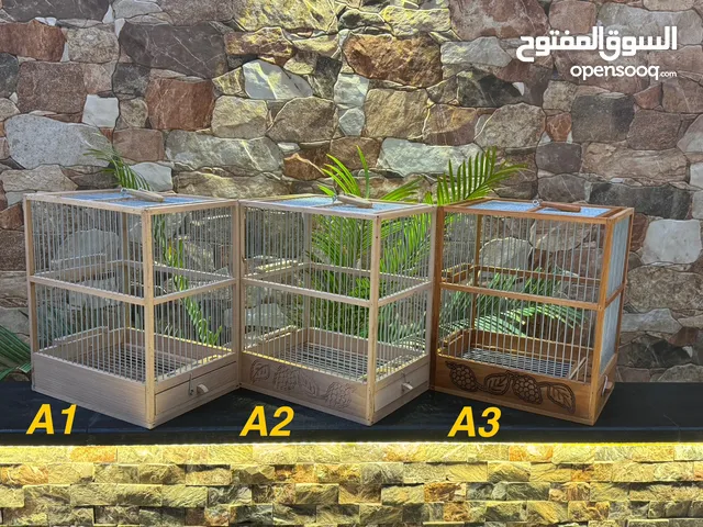 اقفاص خشبيه صناعة يدويه