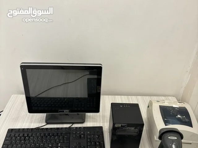 Cashier computer with bill printer and price printer