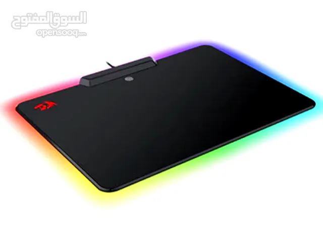 mouse pad Redragon RGB المميزة لسلاسة الماوس والاستخدام المريح والشكل الرائع
