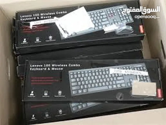 lenovo 100 wireless combo keyboard and mouse كيبورد وماوس وايرلس  من لينوفو