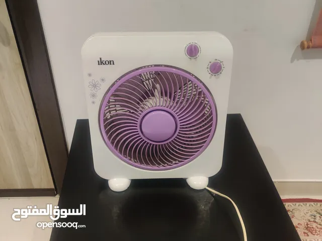 white purple table fan , absolutely no noise , running very well