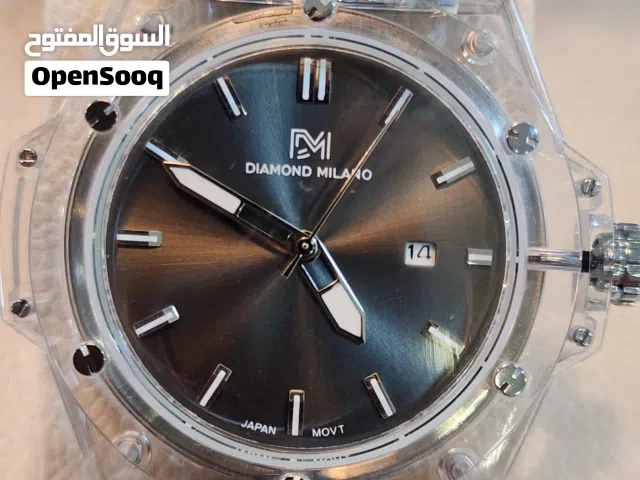 Diamond Milano Transparent Case Watch