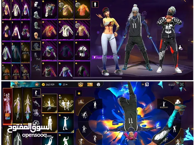 Free Fire Accounts and Characters for Sale in Sorman
