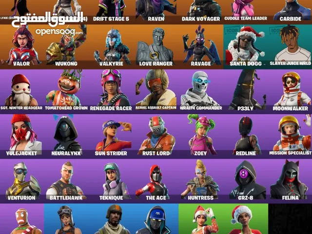 حساب فورتنايت للبيع السعر50اسيا