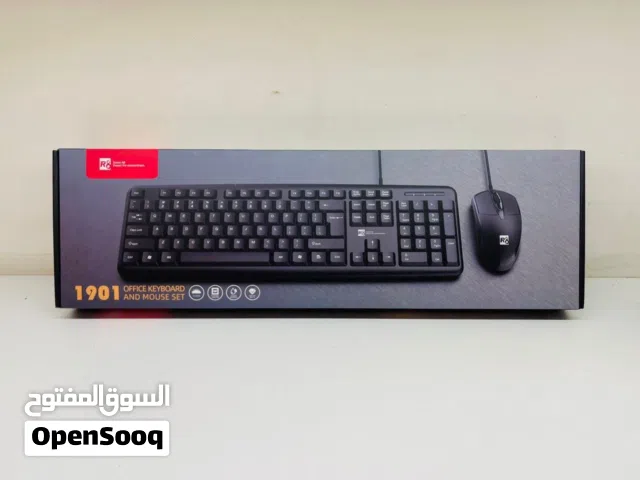 سيت كيبورد وماوس مكتبي R8 1901 – عملي، متين، ومريح للاستخدام اليومي!