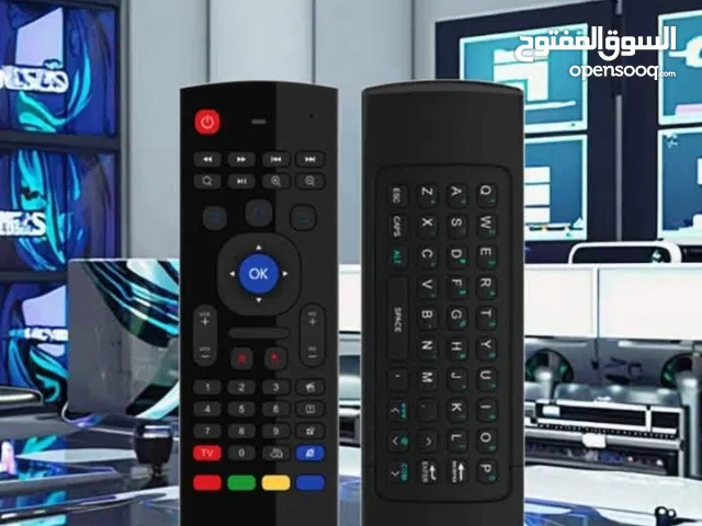 ريموت تلفزيون مع كيبورد عربي و انجليزي و ماوس بلوتوث لجميع انواع الشاشات الذكيه Air Fly Mouse Remote