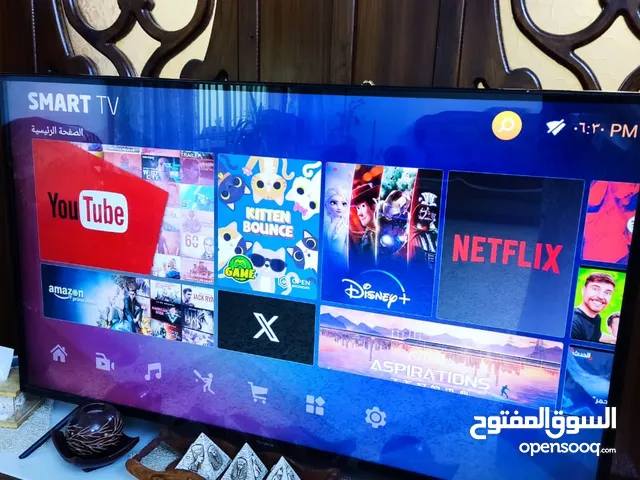 تلفزيون 55 انش للبيع ماركة الوطنية نظيف جدا