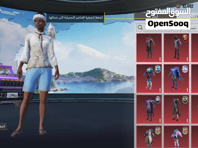 حساب ببجي موبايل العالمية