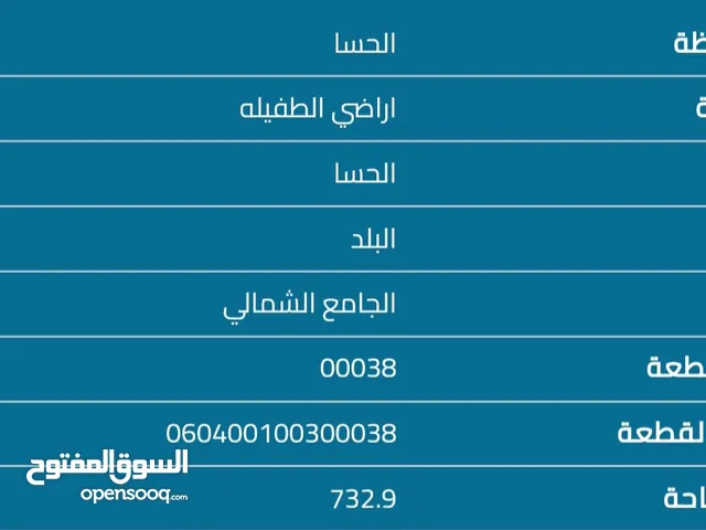 Residential Land for Sale in Tafila Al-Hasa