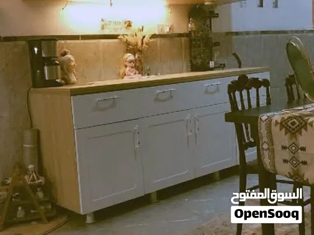 كاونتر مع ملحق كامل تفصال الماني عمق 60  عنوان شعب