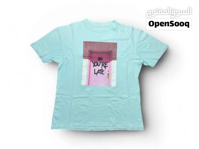Pull & Bear mint green graphic tee
