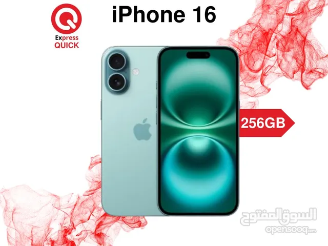 IPHONE 16 ( 256GB ) NEW /// ايفون 16 ذاكره 256 جيجا الجديد كليا