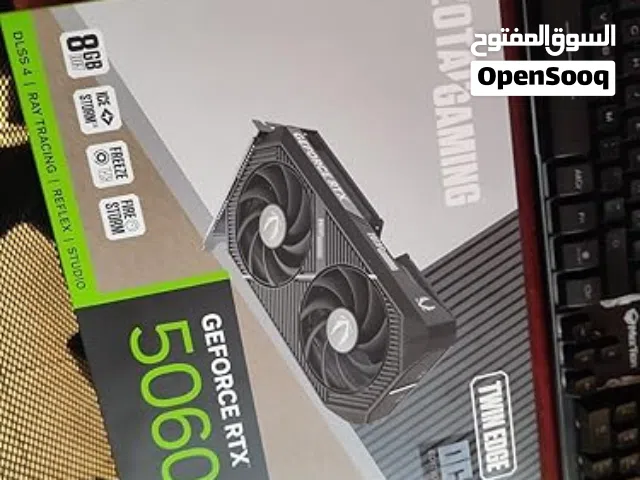 كرت Nvidia RTX 5060 ti 8gb Zotac جديد مكرشم