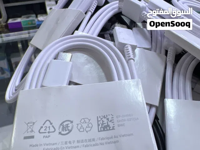 وصلة شحن سامسونج اصلية شركة  Samsung Charge caple Type-C To Type-C اصلية 100%