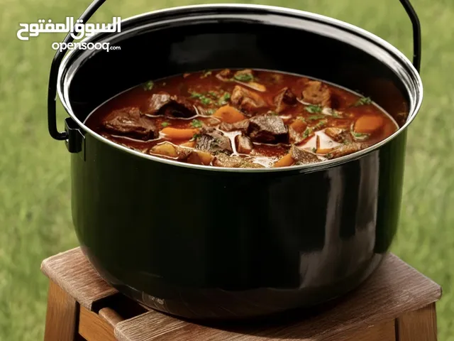 طنجرة للطهى عالفحم والحطب الاكل فيها بنّة ورنّة