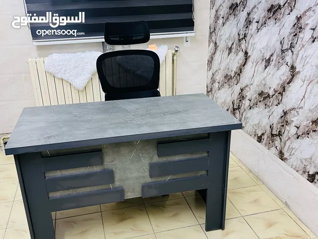 مكتب خشب لامينت مستورد 120*60 وحدة ادراج معلقة بسعر المصنع تفصيل جميع الموديلات والالوان
