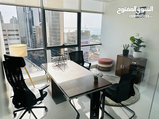 مكاتب تجارية مجهزة بالكامل بأرقام آلية في العاصمة