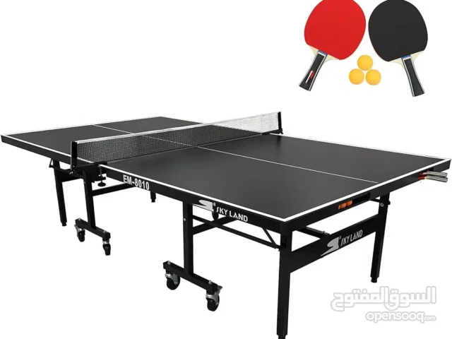 طاولة تنس الاحترافية الاستخدام الخارجي و الداخلي  شركة سكاي لاند بأقل الأسعار مع جميع الملحقات