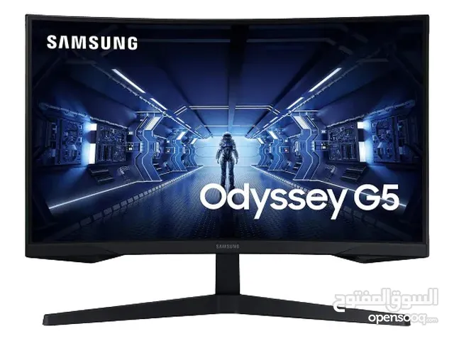 شاشة العاب منحنية مستعمل odyssey G5 و 32 انش دقة WQHD مع معدل 1 ملي ثانية