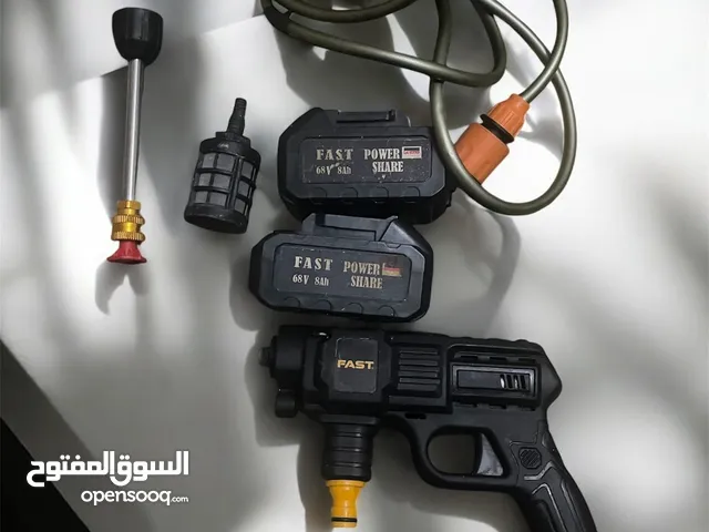 مضخة غسيل الماني مع جميع اغراضها و بطاريتين