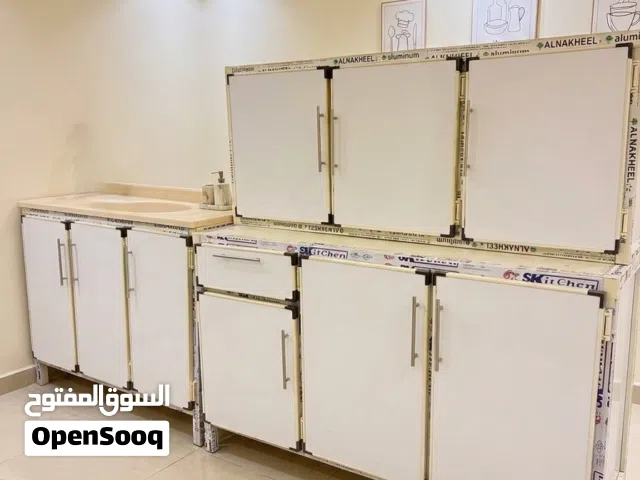 كاونتر مع ملحق: قياس (متر ونص) ترتيب وتصميم يستغل المساحة. سنك: قياس متر و20 سم بسعر 285 مع التوصيل