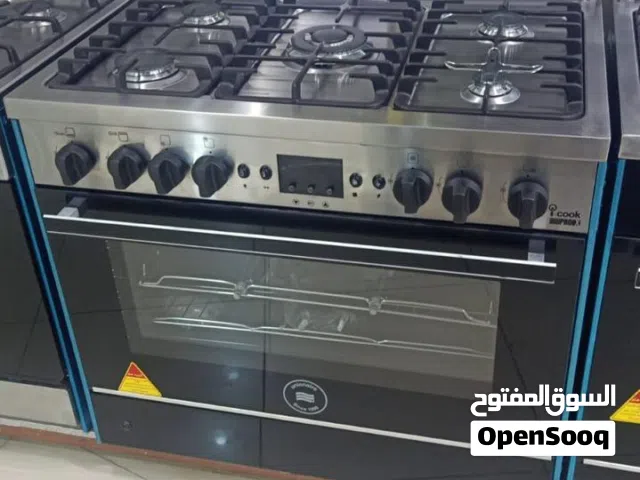 للبيع بوتاجاز يونيون إير iCook موديل C69SS-GC-511-ICSH-2W-AL، مقاس 90x60 سم، 5 شعلات، اللون أسود