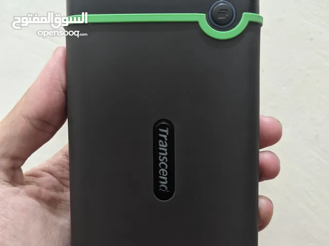 هارد خارجي ترانسنت 4 تيرا مستخدم نظيف جداً سليم 100% مع الكيبل Transcend HDD 4T خارجي