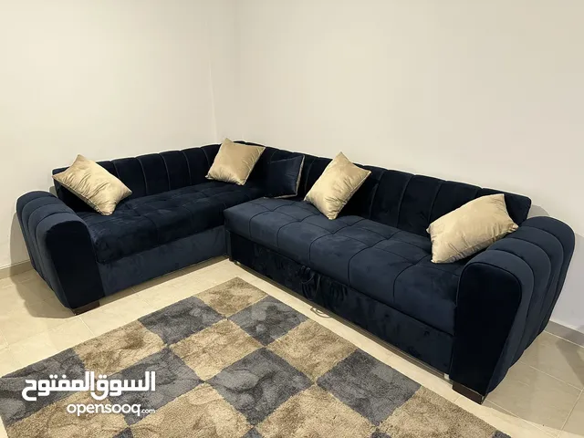 كنبة سرير مع ركنة بسحارة