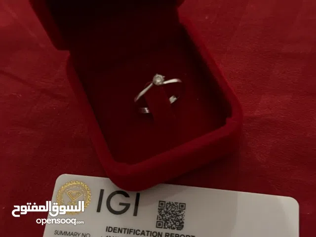 Bundle Sale – Two 18K White Gold Diamond Rings – IGI & IDT Certified – Excellent Condition