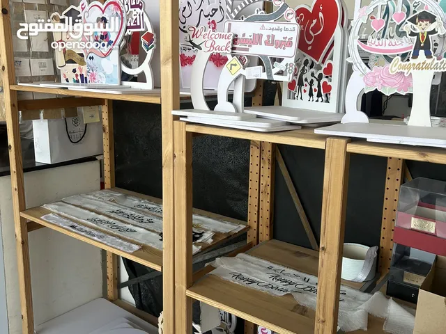Wooden shelves رفوف خشبية