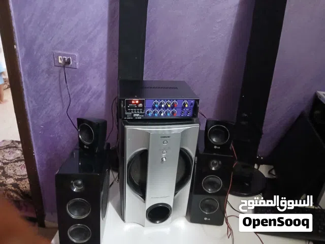 امبليفير مضخم صوت + سماعات + صب اوفر