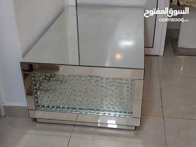 Glass sofa table