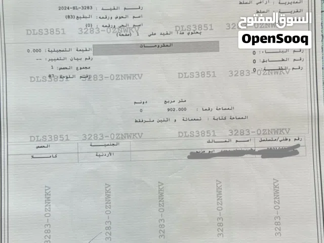 ارض سكنية للبيع شارع الستين