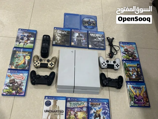 Used Ps4 500 GB -  White - Excellent  condition